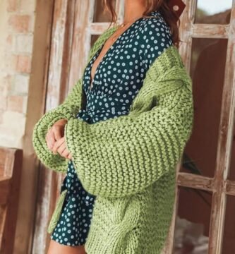 Chunky Oversized Womens Cardigan