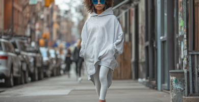 Womens casual oversized hoodie