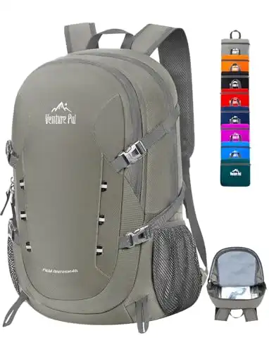 Venture Pal 40L Lightweight Packable Travel Hiking Backpack Daypack